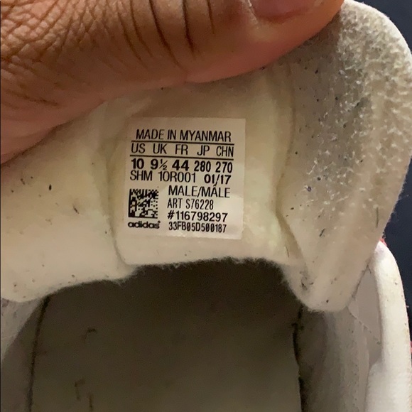 10 red adidas gazelles - Picture 3 of 3